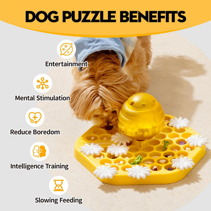 MEWOOFUN™ SmartFeast – Level 1 Puzzle Feeder for Small & Medium Dogs