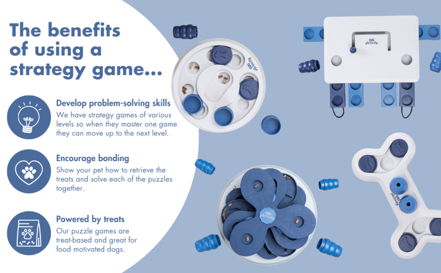 TRIXIE™ Slide & Fun Board – Level 1 Dog Puzzle Game for Small & Medium Dogs