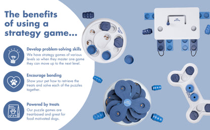 TRIXIE™ Slide & Fun Board – Level 1 Dog Puzzle Game for Small & Medium Dogs