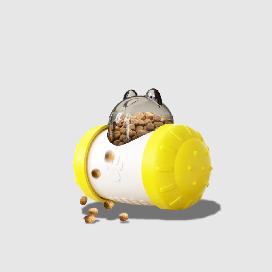 JXGSSLJX™ Roll-N-Reward Ball – Interactive Treat & Puzzle Toy for Smart Small Dogs