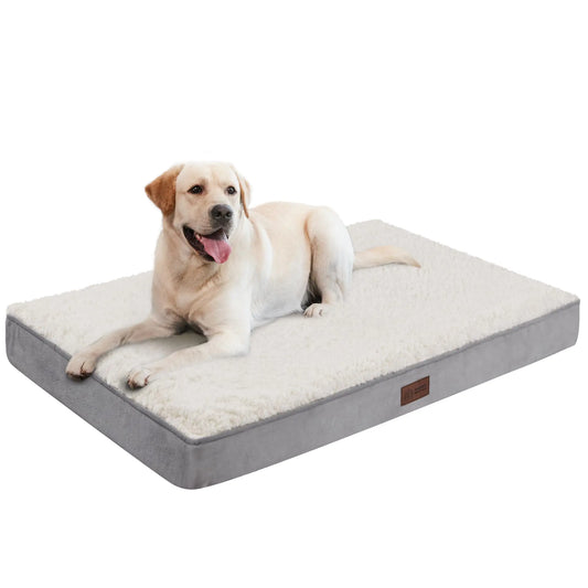 WESTERN HOME 42"x28" XL Orthopedic Dog Bed – Washable Cover, Waterproof Lining, Non-Slip