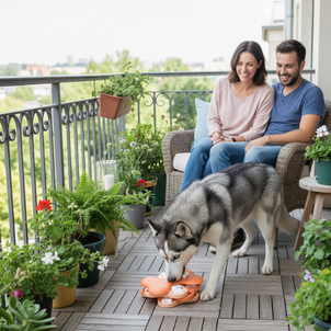 Outward Hound Puppy Tornado – Level 2 Interactive Treat Puzzle Toy for Smart Dogs & Puppies (Pink)