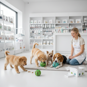 MDEHOPET 2-Pack Dog Treat Dispensing Balls – Durable Rubber Chew Toys for Teeth Cleaning, Training & Boredom Relief