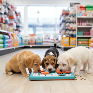 FOXMM Interactive Dog Puzzle Toy – Level 3 IQ Trainer with Squeak Design & Slow Feeder for Smart Dogs