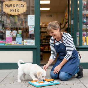 FOXMM Interactive Dog Puzzle Toy – Level 3 IQ Trainer with Squeak Design & Slow Feeder for Smart Dogs