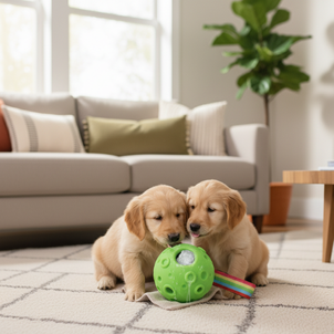 Petration Frozen Treat Dispensing Dog Toy – Freezable Licking Puzzle Ball with Silicone Mold | Anxiety Relief & Slow Feeder Chew Toy (Green)
