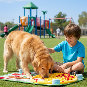 PawPicnic™ Snuffle Mat – Interactive Foraging & Slow-Feeding Mat for Dogs (Medium)
