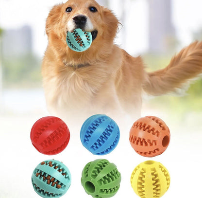 2-Pack Interactive Puzzle Balls – Treat Dispensing & Teething Toys for Dogs